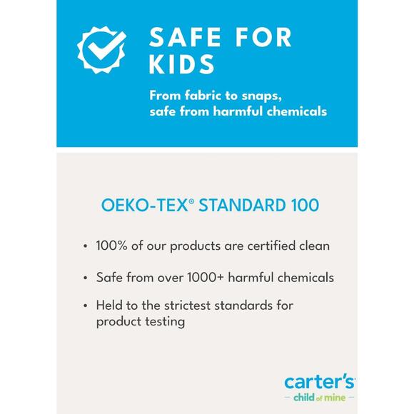 Child of Mine by Carter's Baby Sleep Footed Sleeper blue flowers pajamas 12 Mon - Picture 4 of 5